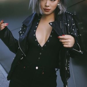 BlankNYC Studded Faux Leather Jacket